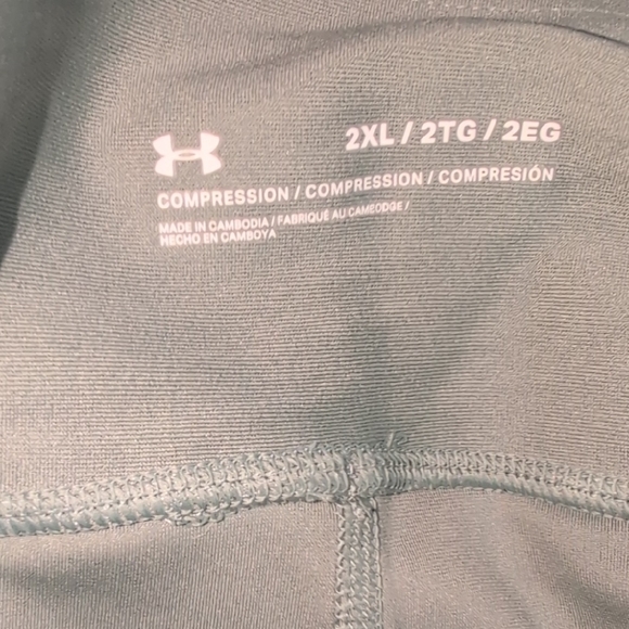 Under Armour Women's Gray Leggings - Picture 4 of 5